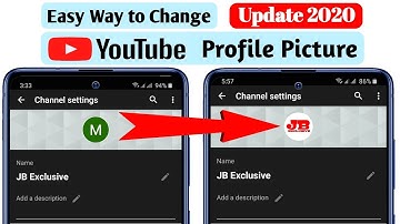 How to Change YouTube Profile Picture on Android and iOS || YouTube New Update 2021