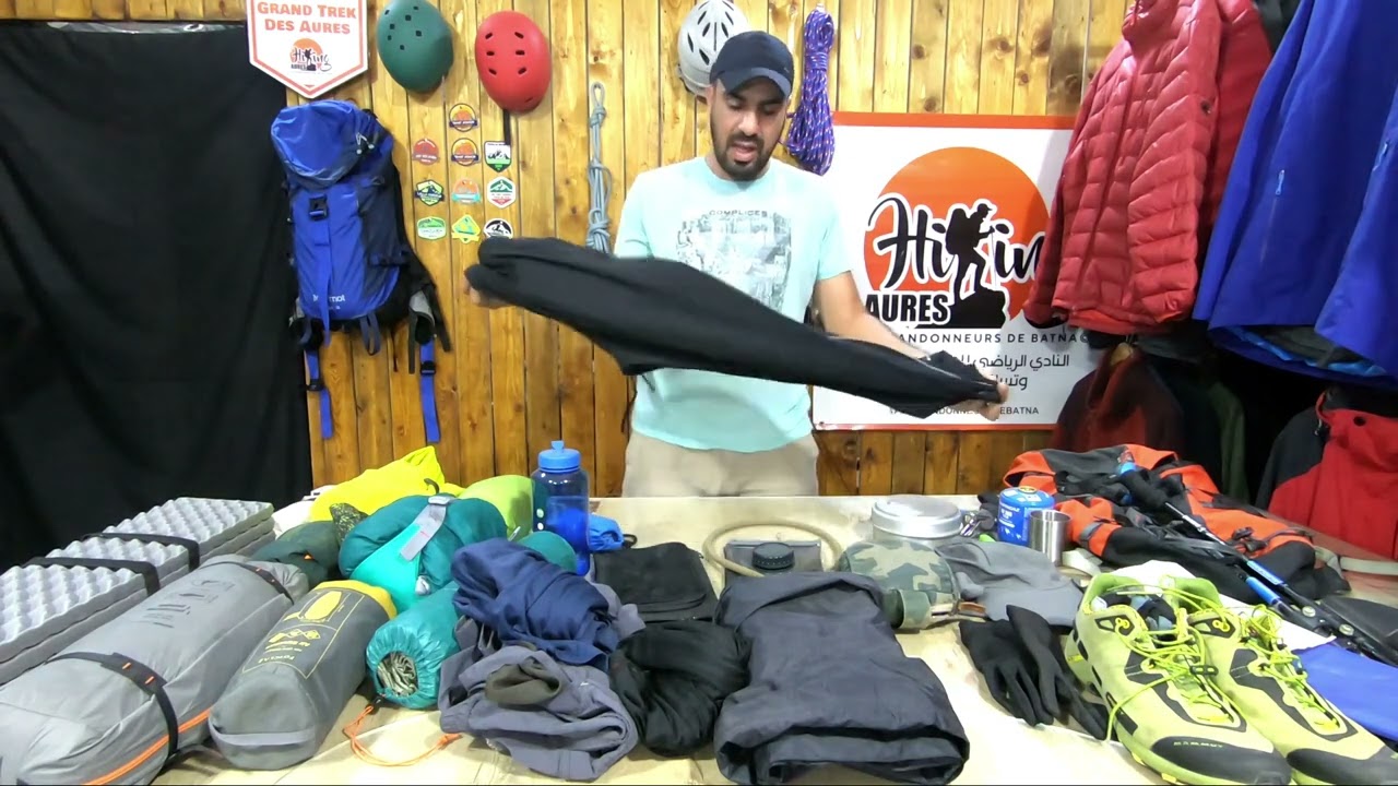 My backpacking Gear List for 35 days [Summer 2022] محتوى حقيبة الضهر للمشي لعدة أيام YouTube