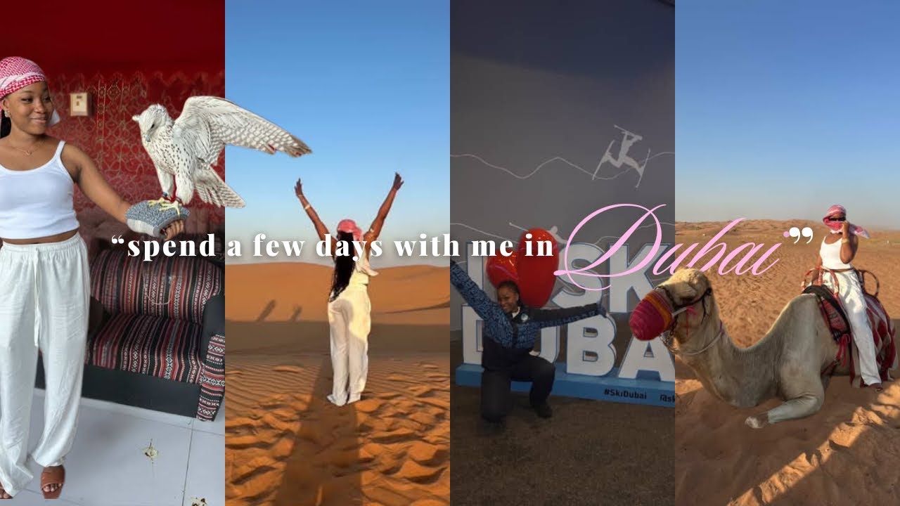 Dubai Vlog | Desert Safari + Burj Khalifa + Aquaventure + SkyDive Dubai + Ski Dubai + Dubai mall