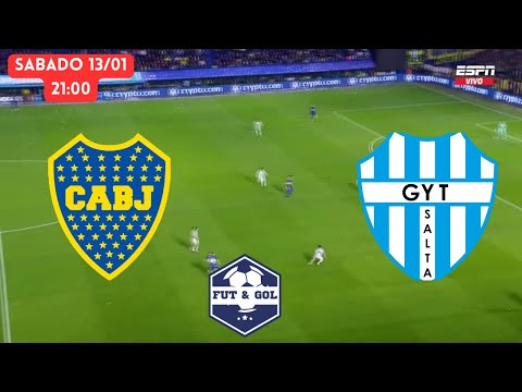 🔴BOCA JUNIORS - GIMNASIA Y TIRO DE SALTA EN VIVO | FUTBOL ARGENTINO EN FUT AND GOL