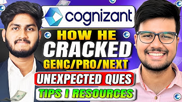 🔥 How He Cracked Cognizant Interview | Latest Interview Experience