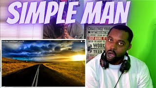 FIRST TIME HEARING Simple Man - Lynyrd Skynyrd - Lyrics HD REACTION