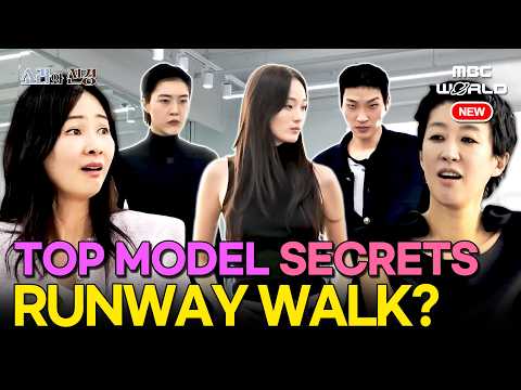 [K-STAR] Top Korean Models Teach the Perfect Runway Walk!✨#koreanmodel #Runway