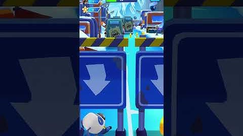 Talking Tom Hero Dash - Talking Hank in obstacle crazy - slide under 15 obtacles in one run #shorts