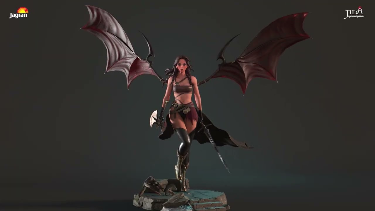 3D Game Design Shot | Student Work | JIDA Kanpur 🎮✨