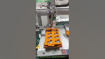 Auto glue dispensing with magnet automatic assembly #assembly #gluing