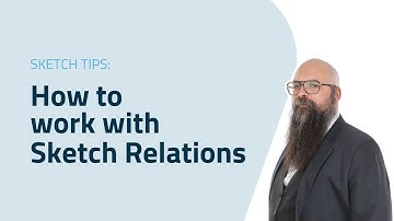 SOLIDWORKS SKETCH TIPS: How to work with Sketch Relations 1/3