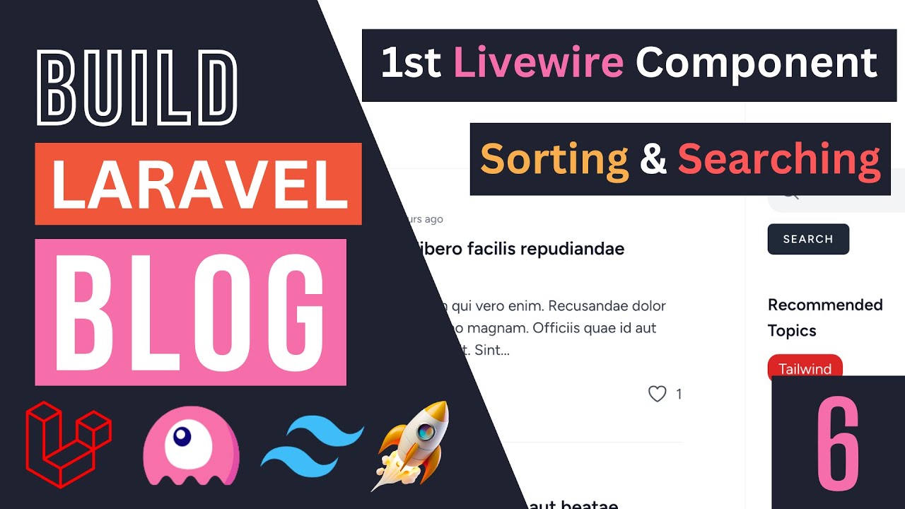 Post List | Build Blog with Laravel, Livewire & Filament #6 - YouTube
