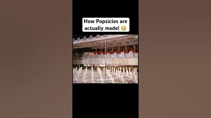 How Popsicles are actually made! 😳 #popsicle #popsicles #frozenfood