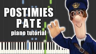 POSTIMIES PATE TUNNARI - Piano Tutorial