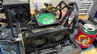hashrates of a $44 Galax nVidia P106-100 6GB GPU in 2022 - ETC ERG FLUX KAS