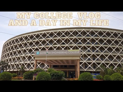 || my college Vlog || A day in my life as First year student||Saveetha engineering college||musk on|