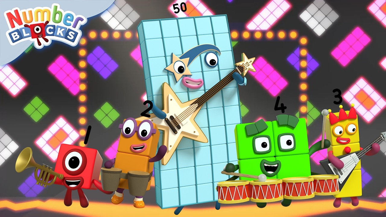Exciting Counting Songs 4 Back to School! | Learn to Count for Kids | Number Cartoon | Numberblocks