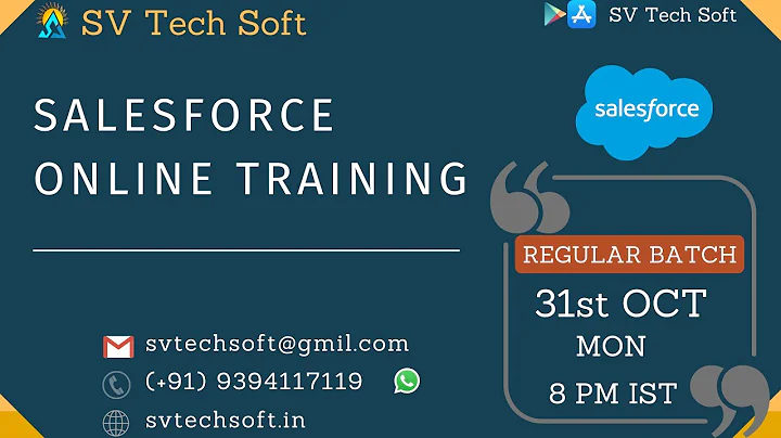Salesforce Online Training Demo from SV Tech Soft