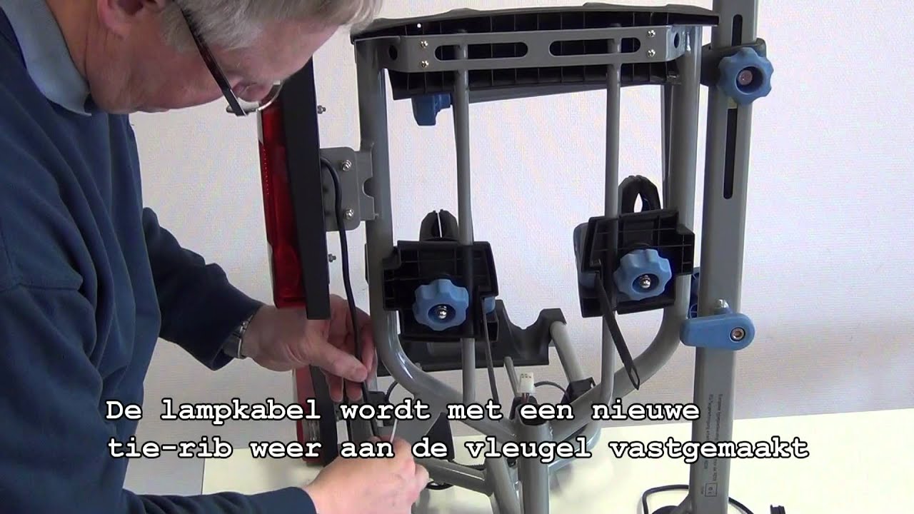MovaNext fietsendrager / Instructie lampunit vervangen