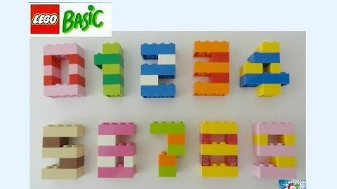 LEGO Basic Instruction Video Tutorial # Build Numbers 0-9