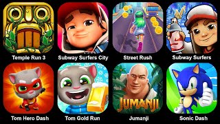 Temple Run3,Subway Surf City,Street Rush,Subway Surf,Tom Hero Dash,Tom Gold Run,Jumanji,Sonic Dash screenshot 2