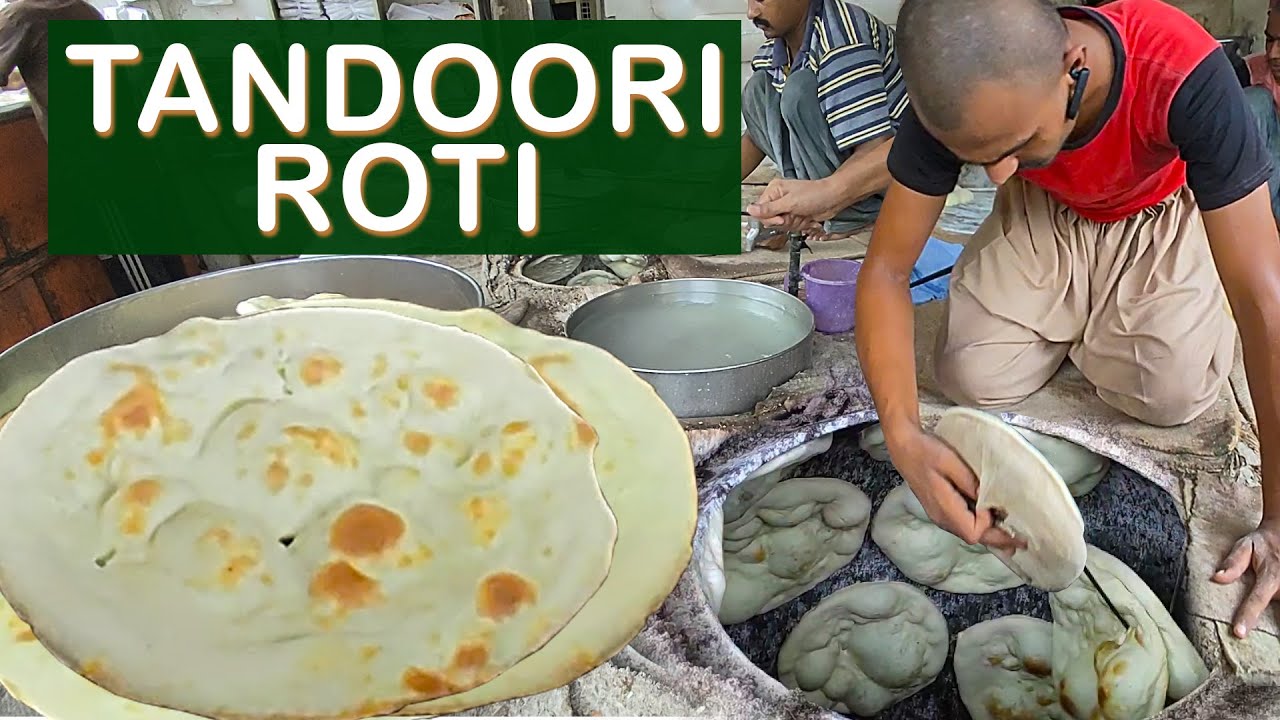 TANDOORI ROTI | Karachi Street Food | Exotic Street Food - YouTube