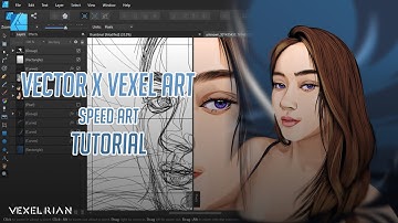 How to Make Vector x Vexel Art in Affinity Designer | Timelapse / Speed Art