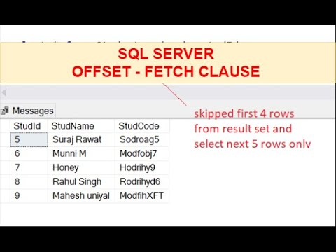 Vidéo: Qu'est-ce que la pagination dans SQL Server ?