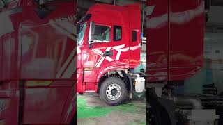 Tua nhanh Dongfeng X7 đầu kéo 385PS HP màu đỏ Sở hữu ngay