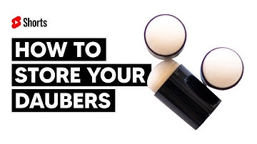 How To Store Your Sponge Daubers #shorts