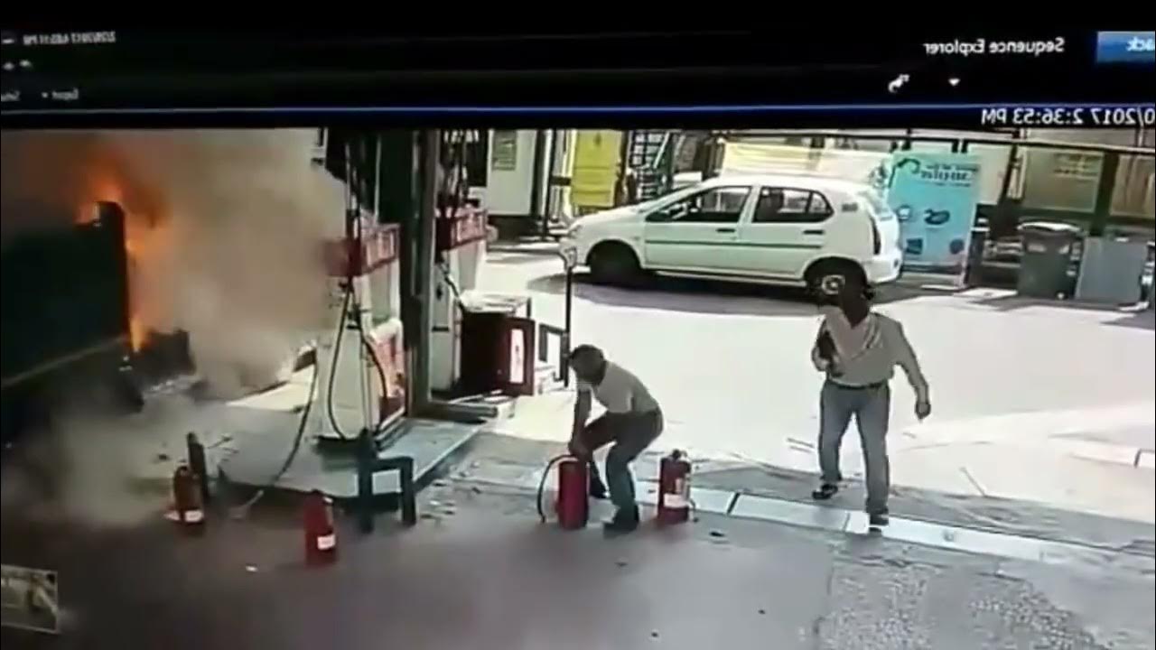 😳😳😳😳CNG Explosion amazing video India YouTube