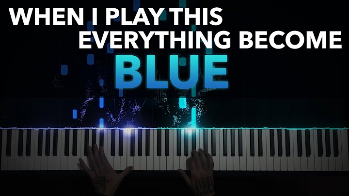 Blue (Da Ba Dee) Piano version - Piano performance video thumbnail