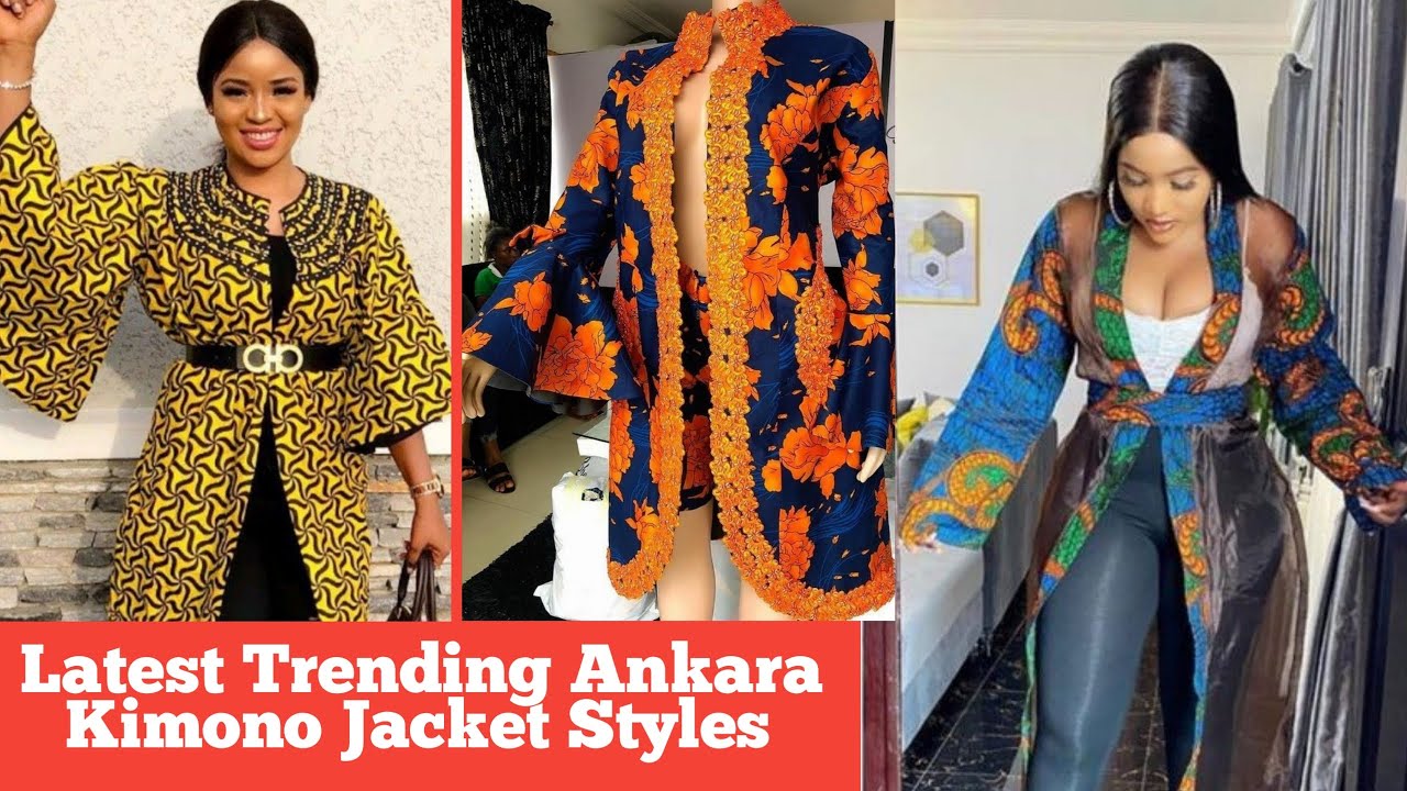Latest Trending Ankara Kimono Jacket Styles 2022