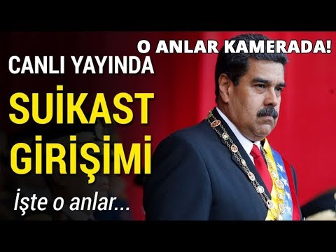 Venezuela Devlet Başkanı&rsquo;na Canlı Yayında Suikast Girişimi