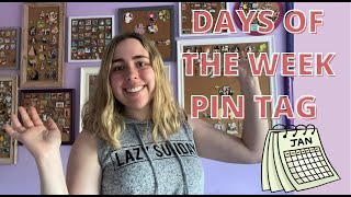 Days Of The Week Pin Tag