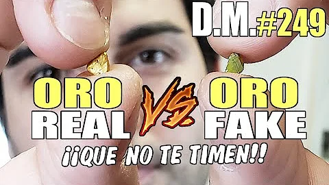 ¿Cuál es la diferencia entre el oro auténtico y el falso?