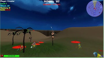 Unity3D-WebGL What Melee Game I created with Free Assets Player02