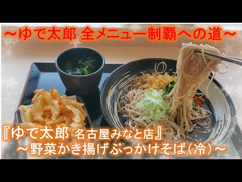 【ゆで太郎 全メニュー制覇】新店「名古屋みなと店」を調査！わさびで味が激変する"つゆの秘密"とは？