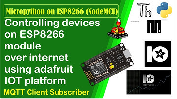 Subcribing to data in Adafruit IOT platform from ESP8266 as MQTT Client | MQTT Subscriber