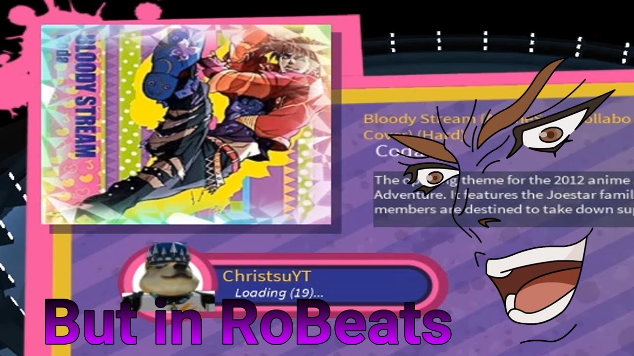 Jojo S Bizzare Op 2 Roblox Robeats Bloody Stream Cover Hard - roblox jojo opening 5