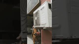 split AC service and Deep cleaning outdoor check ✅ #trending #shorts #viral #splitacvideo