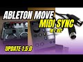 ¡Por fin! Ableton MOVE ya tiene MIDI Sync in / out (update 1.5.0)