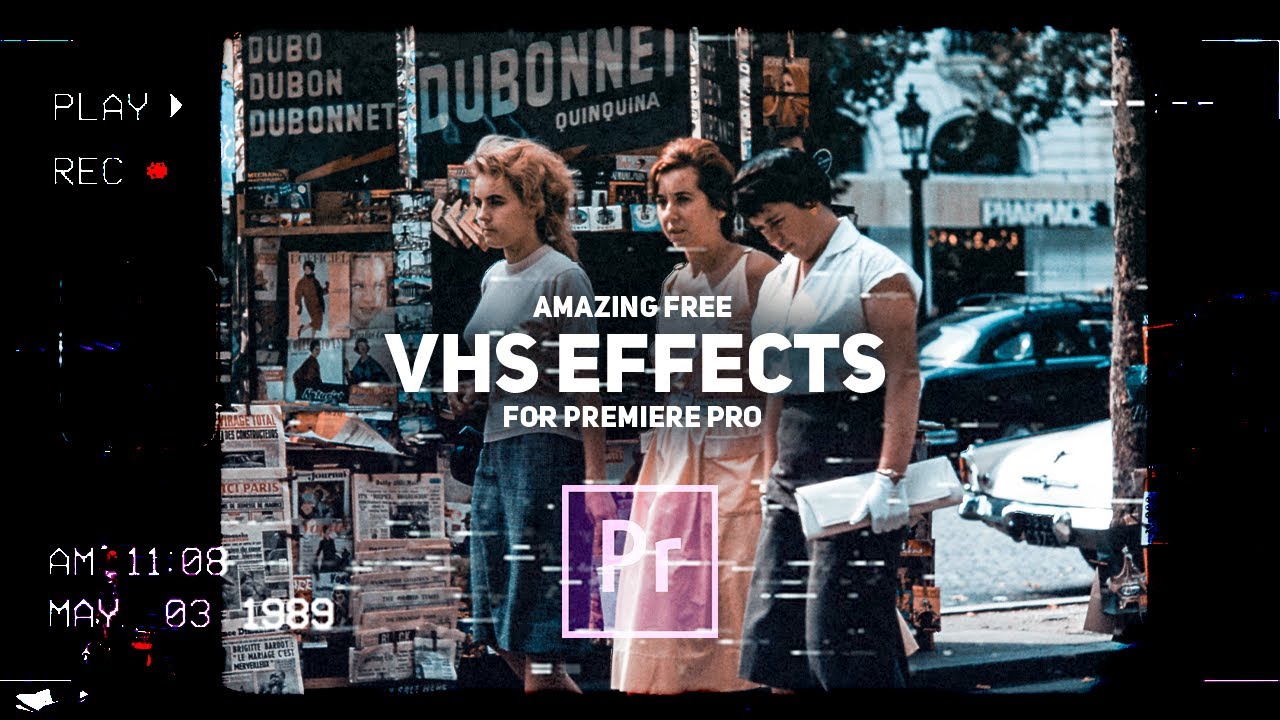 premiere pro vhs effect