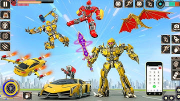 Dragon Robot Multiple Transform Game || Android Gameplay