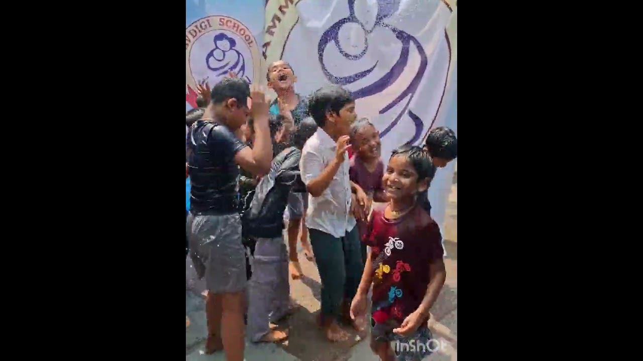 AV DIGI SCHOOL GRADE I AND II BOYS RAIN DANCE ACTIVITY.