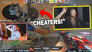 s1mple & NiKo Call Out Cheaters In Crazy Comeback vs Randoms...