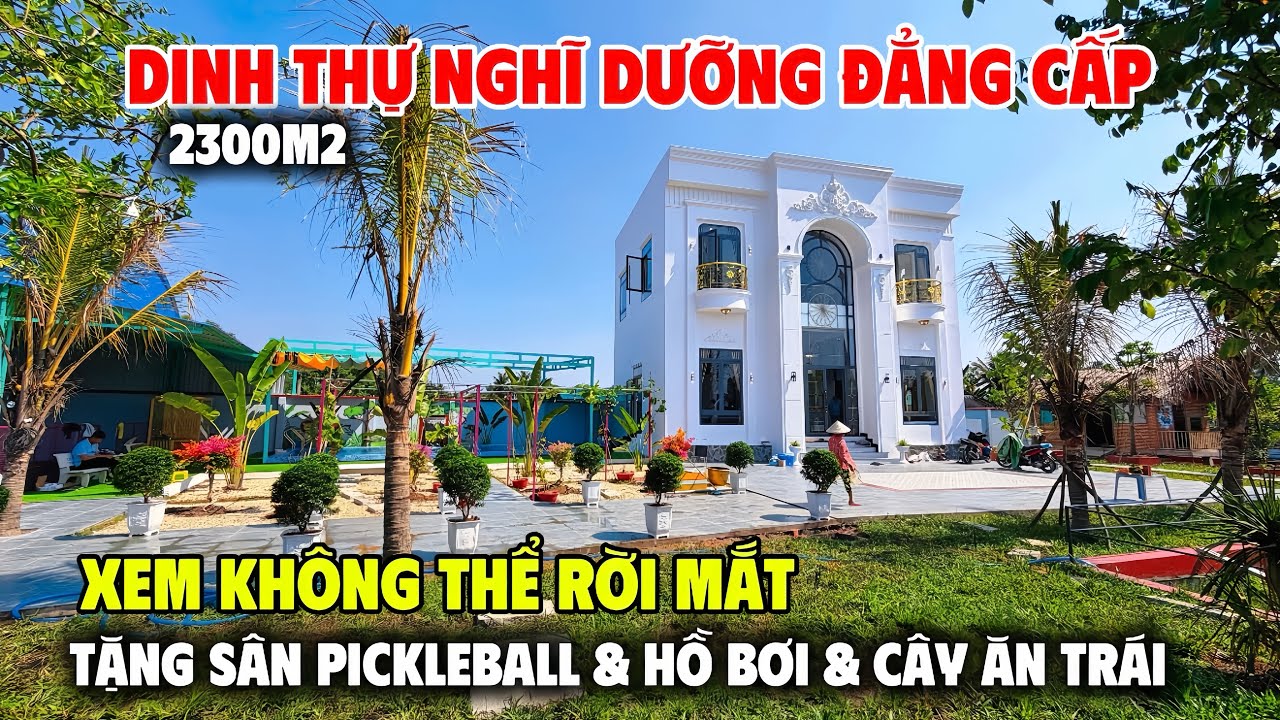 Tập 282| Dinh Thự Sân Vườn Nghĩ Dưỡng Đẳng Cấp Xem Không Thể Rời Mắt | Trường Sơn Bán Nhà Bình Chánh