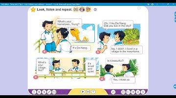 Bài đối thoại Unit 1: What