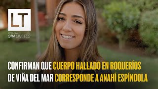 Thumbnail for Fiscalía confirma que cuerpo hallado en roqueríos de Viña del Mar corresponde a Anahí Espíndola