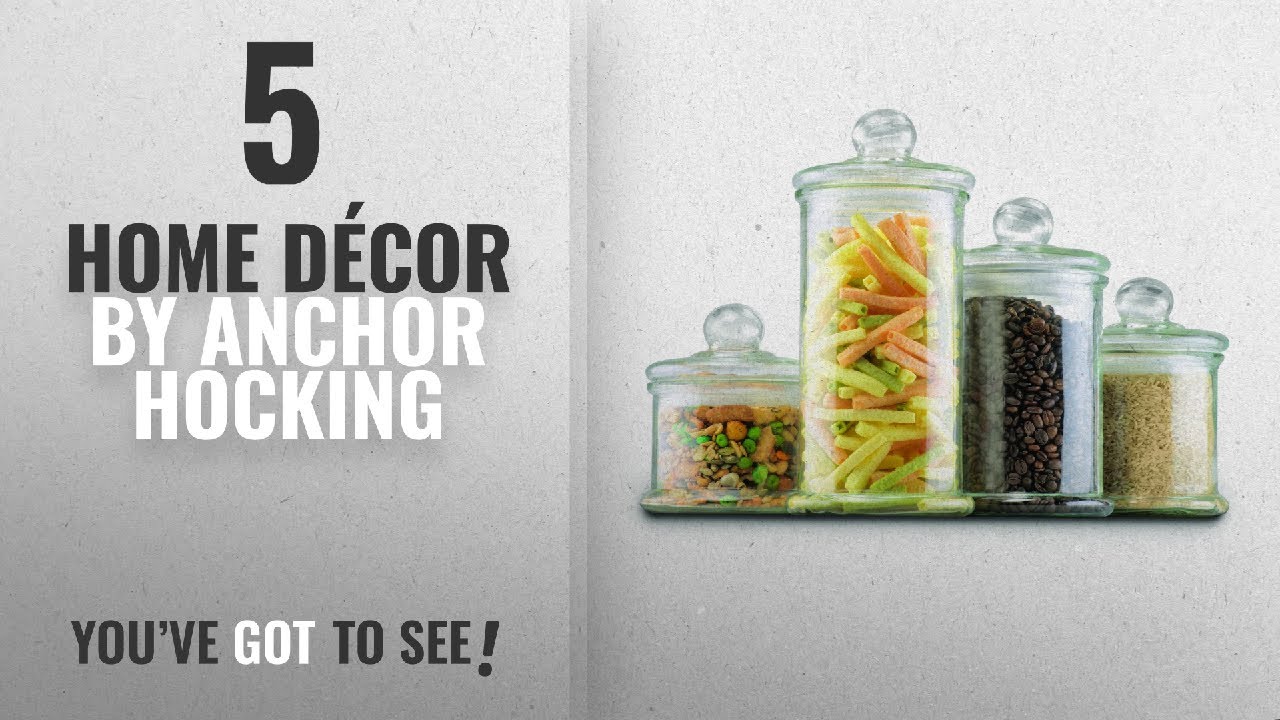 Top 10 Home Décor By Anchor Hocking [ Winter 2018 ]: Anchor Hocking Glass Apothecary Jar Canister