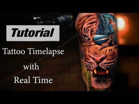 tiger-face---tattoo-timelapse-with-real-time