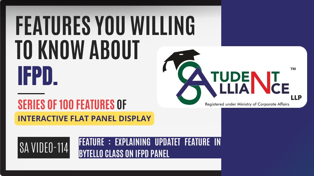 SA-114 | "Unlock the Secrets: Explaining Updatet Feature in Bytello Class on IFPD Panel"