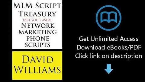 Download MLM Script Treasury Not Your Usual Network Marketing Phone Scripts PDF