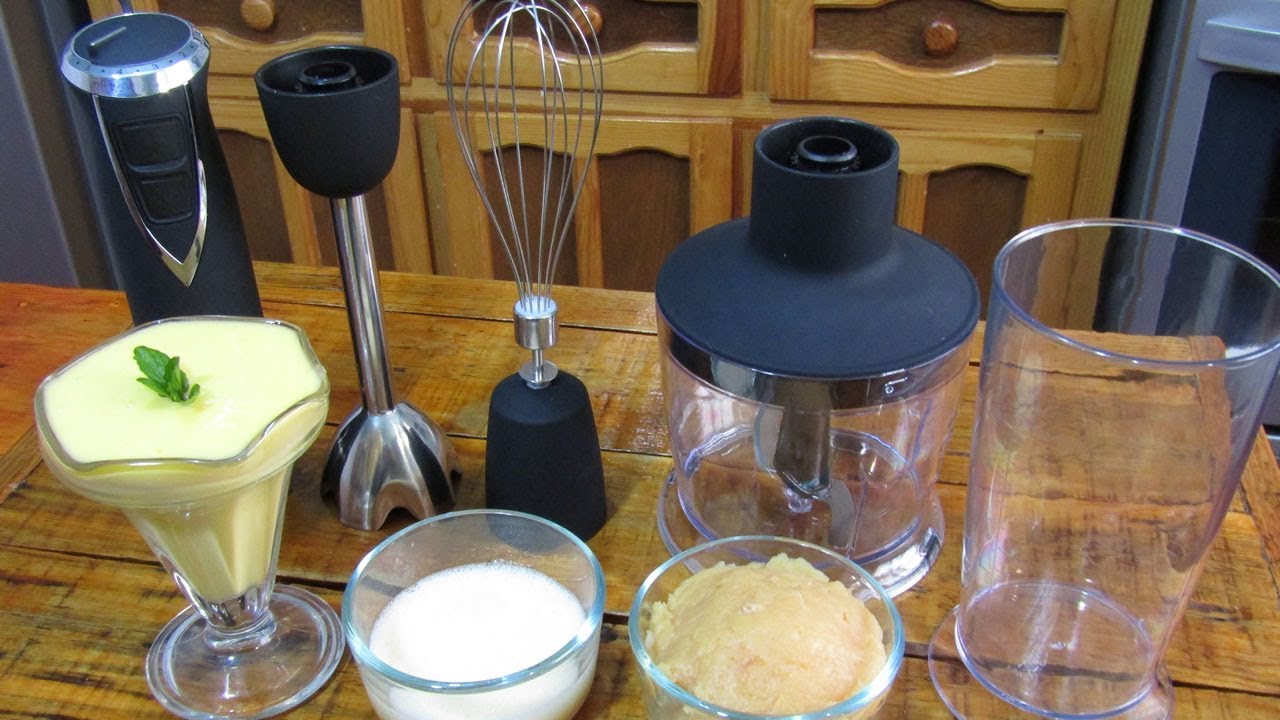 UTALENT - Batidora de mano de inmersión, licuadora 3 en 1 de 8 velocidades  con espumador de leche, batidor de huevos para café y espuma de leche, puré
